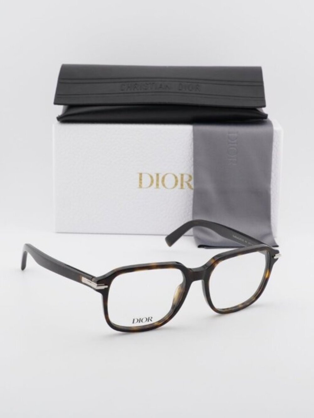 Dior DIORBLACKSUITO S5I 2000 Square Eyeglasses - Havana 53mm